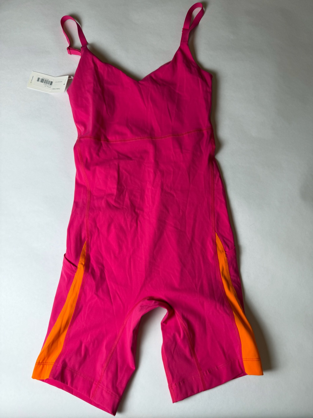Outdoor Voices Hot Pink Performance Body Suit
